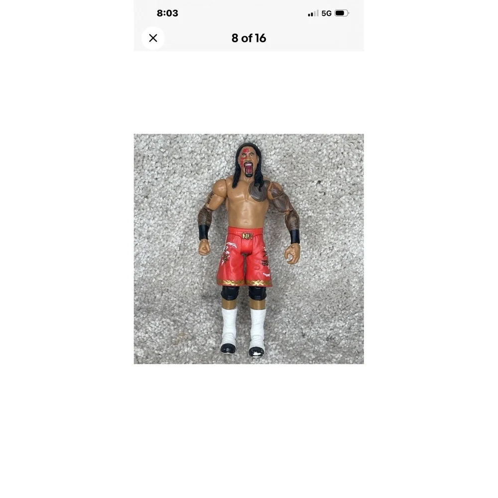 Mattel WWE Action Figures Unisex 7in Multicolor Excellent Ultimate Warrior Lot